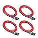 YOTINO Bipolar Stepper Motor Cable,4Pcs x 1000mm Long XH2.54 4pin to 6pin NEMA 17 Extended Connector Cable for RepRap 3D Printer CNC Machines