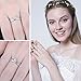 JewelryPalace Wedding Rings Wedding Bands Solitaire Engagement Rings For Women Anniversary Promise Ring Bridal Sets Princess Cubic Zirconia 925 Sterling Silver Ring Sets
