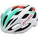 Giro Trinity Adult Recreational Cycling Helmet - Universal Adult (54-61 cm), Matte White/Turquoise/Vermillion