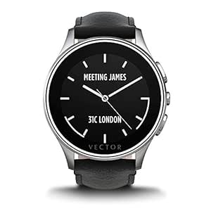 Vector L1-10-016 Luna - Smartwatch de acero inoxidable, 46 ...