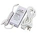 LEDwholesalers 12V 4A 48W AC/DC Power Adapter with 5.5x2.1mm DC Plug, White, 3227-12V