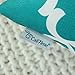 CaliTime Pack of 2 Soft Canvas Pillow Covers Cases for Couch Sofa Home Decor Modern Quatrefoil Accent Geometric 12 X 20 Inches Teal