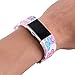 AIWELL Compatible for Fit bit Charge 2 Bands,Silicone Adjustable Replacement Sport Strap Printed Bands with Classic Buckle for Fit bit Charge2 HR,Fit bit Charge 2 Accessories Wristbands
