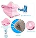 3 Pairs Soft Ventilate Gel Heel Socks - Open Toe Socks for Dry Hard Cracked Skin Moisturizing Day Night Care Skin