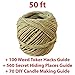 Cozyours Organic Hemp Wick (210 FT, 1mm) with Natural Beeswax Coating
