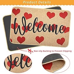 Door Mat Non-Slip and Washable Doormat Rubber
