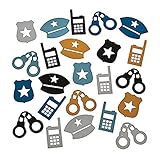 Fun Express - Police Party Confetti for Birthday - Party Decor - General Decor - Confetti - Birthday - 1 Piece