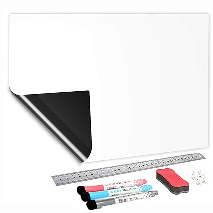 Pizarra blanca magnética de fácil secado para frigorífico para ...