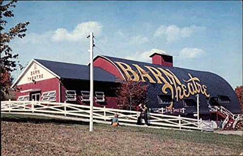 The Barn Theatre Augusta Michigan Mi Original Vintage Postcard At