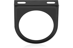52mm 2 Inch Gauge Bracket Holder Universal Single Hole Meter Gauge Pillar Mount Pod Holder Bracket Black,Automotive Interior