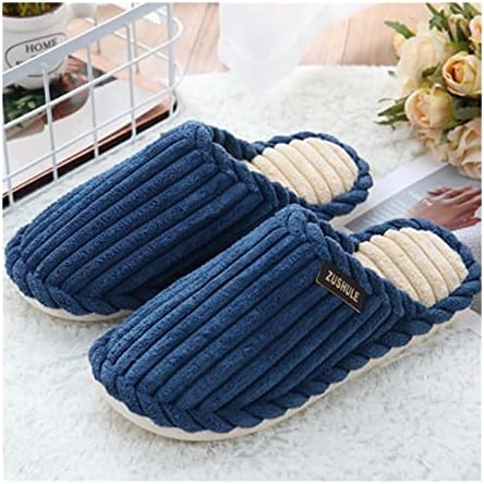SUNESA House Slippers Mens Washable Cotton Memory Foam House