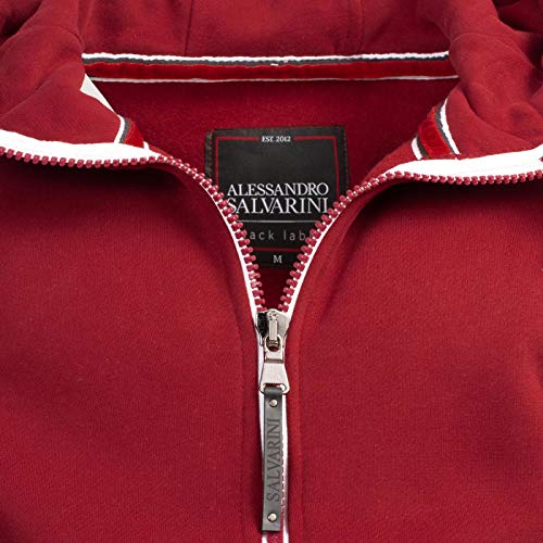 A-Salvarini-Herren-Sweatjacke-Kapuzenpullover-Jacke-Kapuze-Hoodie-Sweater-AS293