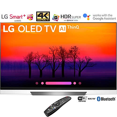 LG OLED55E8PUA 55in Class E8 OLED 4K HDR AI Smart TV (2018 Model) – (Renewed)