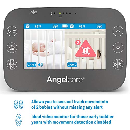 Angelcare 3-in-1 AC337 Baby Monitor, with Breathing Movements - Main Image
