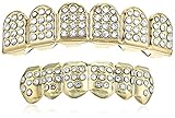 18K Gold Plated Brass Crystal 6-Tooth Grillz