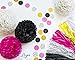 Liya Event Couture Party Decorations Set for Birthday Decorations, Bridal or Bachelorette Party, Wedding or Graduation Fits Girls & Boys, Mom and Dad