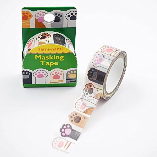 Pine Book Japanese Washi Paper Die-Cut Tape / Cat's Paw Shaped [ TM00779 ]