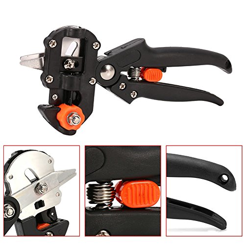 Migiwata Garden Fruit Tree Professional Pruning Shears Grafting Cutting Tool With 6 Blades (2V & 2U & 2Î© shaped) to Cut Grafting Stocks from 5mm up to 12mm in Diameter with English Manual