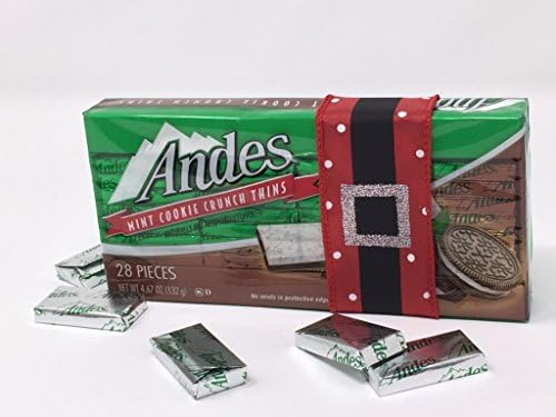 Andes Mint Cookie Chunch Thins 1 Box with Ribbon