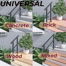CR Fence & Rail Hand Rails for Outdoor Steps, 4