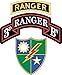 3rd Battalion, 75th Ranger Regiment With Ranger Tab 3.8 Inch Decal