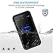 Yomole iPhone 7/8 Waterproof Case, Outdoors IP68 Certified Full Sealed Protective Cover, Clear Sound Waterproof Shockproof Dirtproof Snowproof Case with Fingerprint Touch for Apple iPhone 7/8