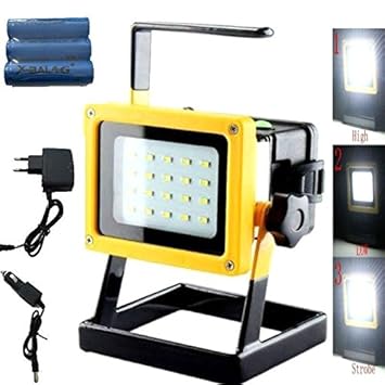 TAKESTOP® PROYECTOR LED 100 W LED, BATERÍA INTEGRADA RECARGABLE ...