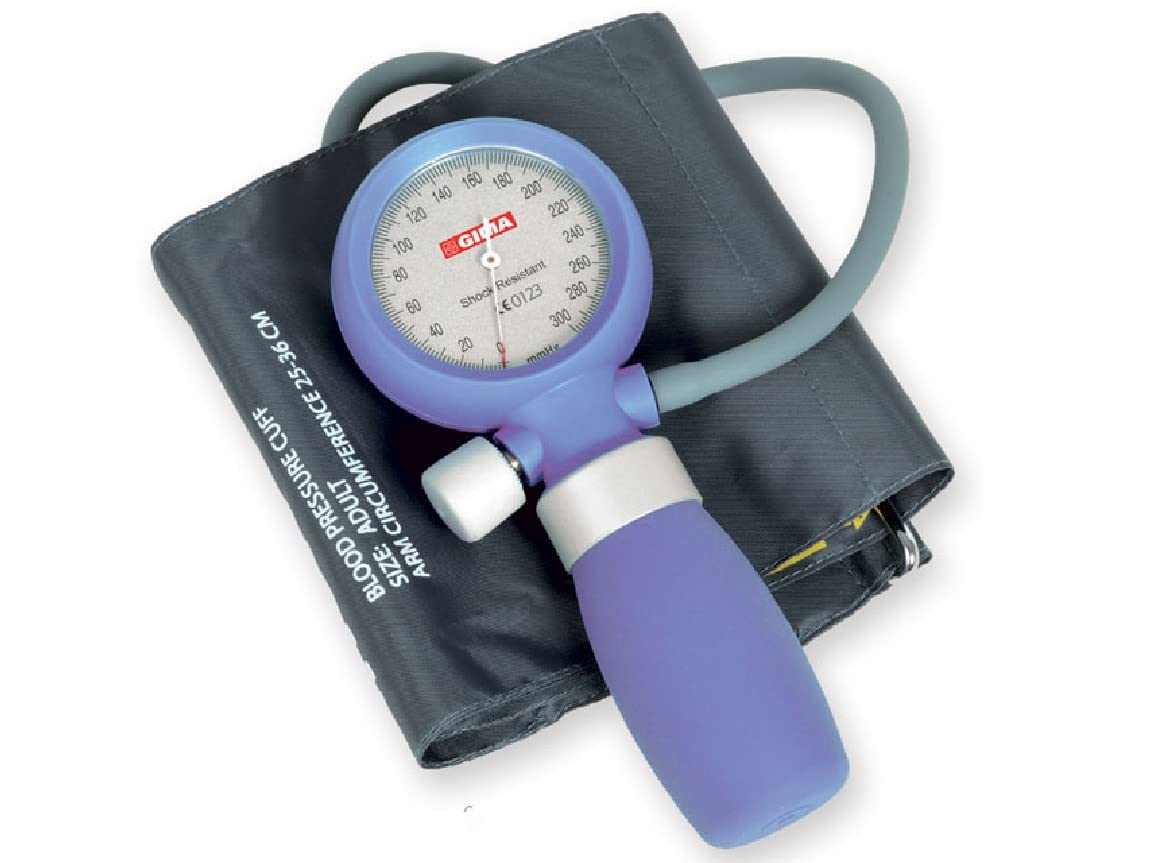 Gima - Shock Resistant Sphygmo, Sphygmomanometer, Large Dial, Easy to Read