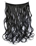 HairPhocas? Brown to Golden Blond Ombre Color Secret Hair Extensions Synthetic Curly Wave Hairpieces