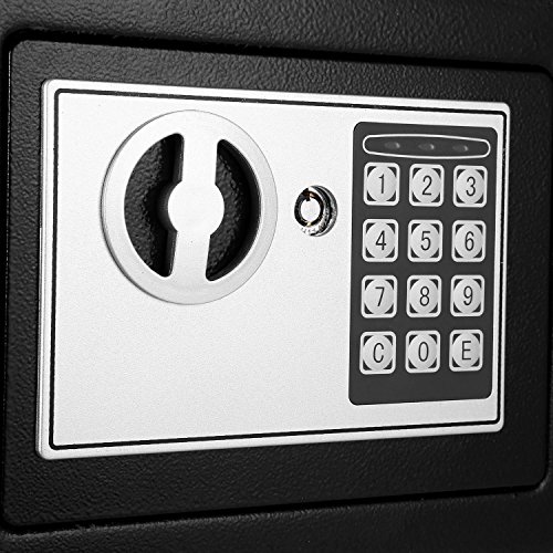 image for Vividy Mini Security Safe, Electronic Digital Steel Security Box, Safe