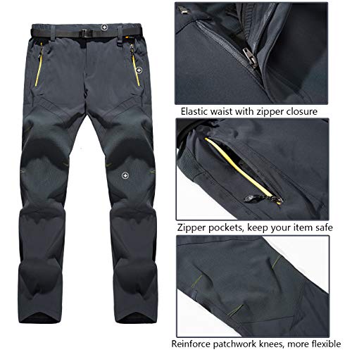 ReFire Gear Men's Lightweight Outdoor Hiking Pants Waterproof Quick Dry