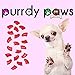 Purrdy Paws Soft Nail Caps for Dog Claws HOT Pink X-Large