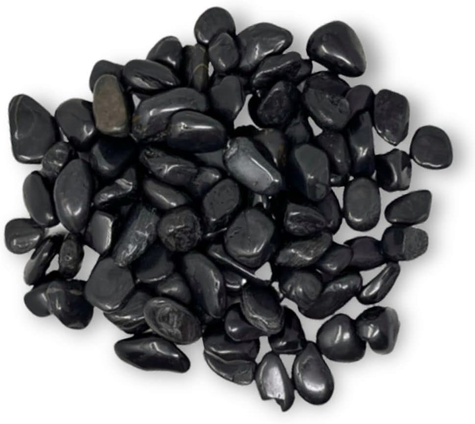 Hardscaping Materials - PGN Black River Rocks for Plants - 5 Pounds - Black Rocks with Smooth, Polished Surfaces - 1-3 Inch Stones for Planters, Aquarium Decorations, Vase, Fireplace, Landscaping, Outdoor Décor