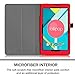Fintie Nextbook Ares 8A Case - Slim Fit Premium Vegan Leather Folio Case Cover with Stylus Holder for Nextbook Ares 8A / Nextbook Ares 8 / Nextbook Flexx 8 / Nextbook 8 (Old Version) Tablet, Red