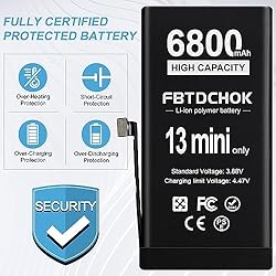 FBTDCHOK 6800mAh Upgraded Replacement Battery