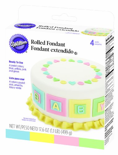 Wilton Pastel Colors Fondant,  Multi Pack- Discontinued By Manufacturer