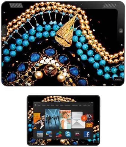 Diabloskinz B0110 0085 0199910-0008 Decorative Self-Adhesive Vinyl Skin for Amazon Kindle Fire HDX 7 inch - Golden Voyage