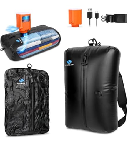 Vacuüm Compressie Zak Kleding Reizen Hand Gerold 1... – Vicedeal