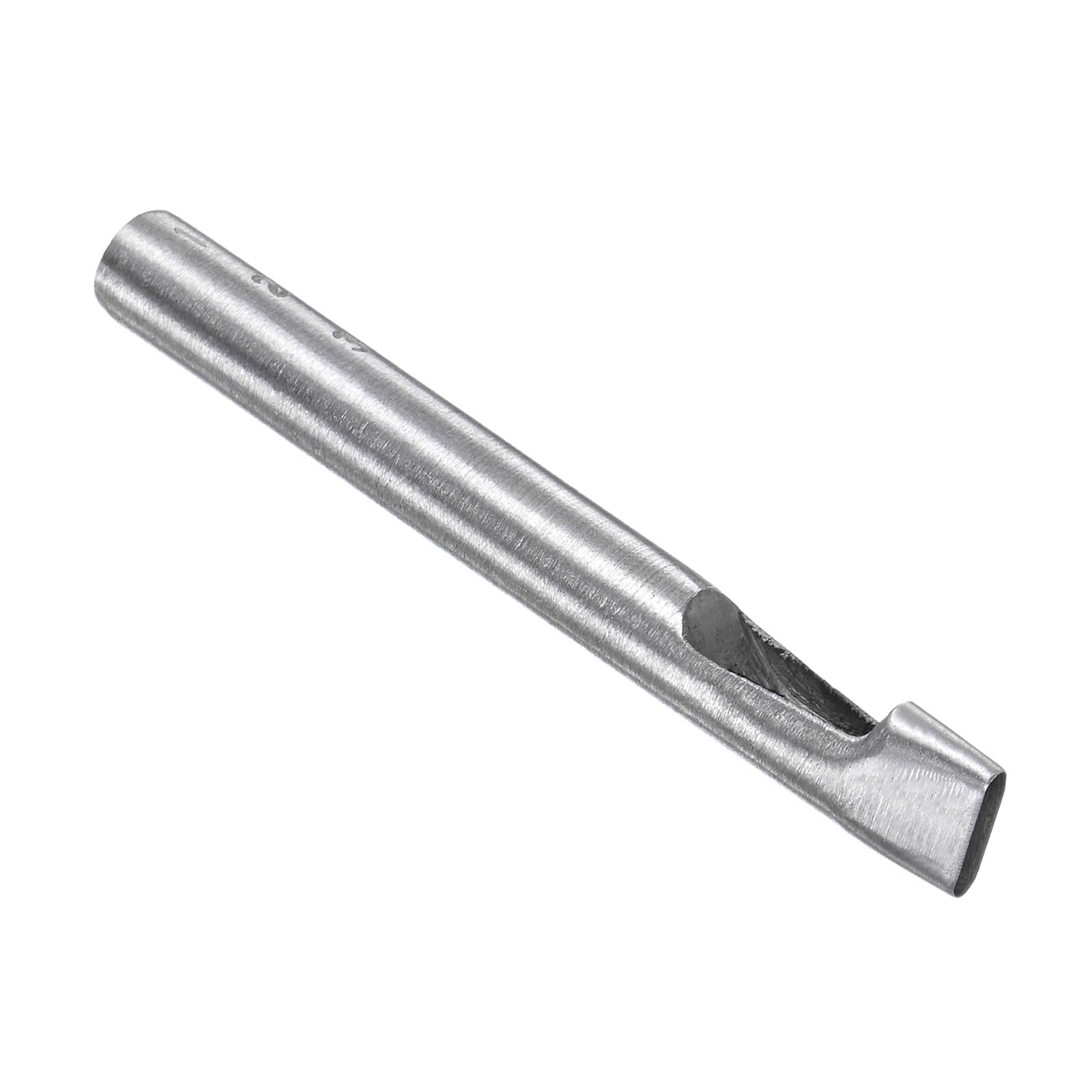 CoCud Hollow Punch, 3mm x 12mm Hole, 45# Steel Oval Shaped Gasket Tool - (Applications: for Leather DIY Leathercraft Wallet)
