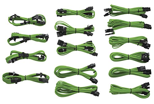 Corsair cp-8920047 standard power cable kit, green