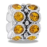 DaVinci Bead November CZ Wheel Birthstone - Jewelry