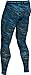Under Armour Men's HeatGear Armour Printed Compression Leggings, Electric Blue (428)/Electric Blue, Large
