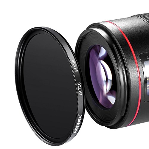 NEEWER 58MM IR720 Infrared Filter for Canon EOS Rebel T2i + ANY