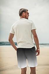 Lzzidou Men's Swim Trunks Quick Dry Hawaiian Board
