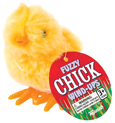 Happy Hopper Fuzzy Chick and Easter Bunny Wind up Plush - Thumbnail 2