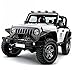 U-Drive Auto New 4 PCS Textured Steel Flat Fender Flares -A Fit 2007-2018 Jeep Wrangler JK (Drilling Required)