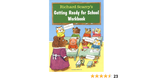 Richard Scarry S Getting Ready For School Book Scarry Richard Amazon Sg Books