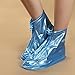 Whose Lemon Reusable Women Kids Waterproof/Rain Shoes Cover Portable Protective Shoes Covers for Cycling, Camping, Hiking, Garden, Outdoor Activities Blue XXL