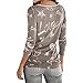 Howstar Women's Long Sleeve Shirt, Fashion Blouse for Ladies Elegant Blouse Printed Tops