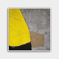 Framed Canvas Wall Art Abstract Canvas Prints Home Artwork Decoration for Living Room,Bedroom - 16x16 inches